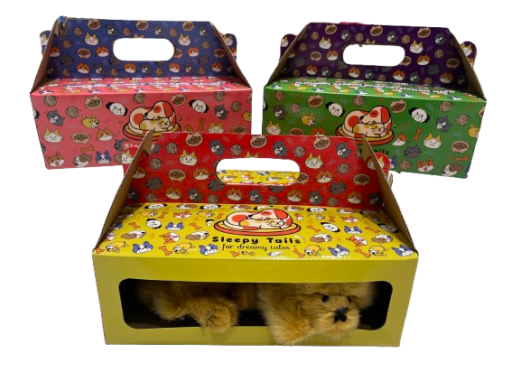 Sleepy Tails - Mother and Baby - Golden Retriever