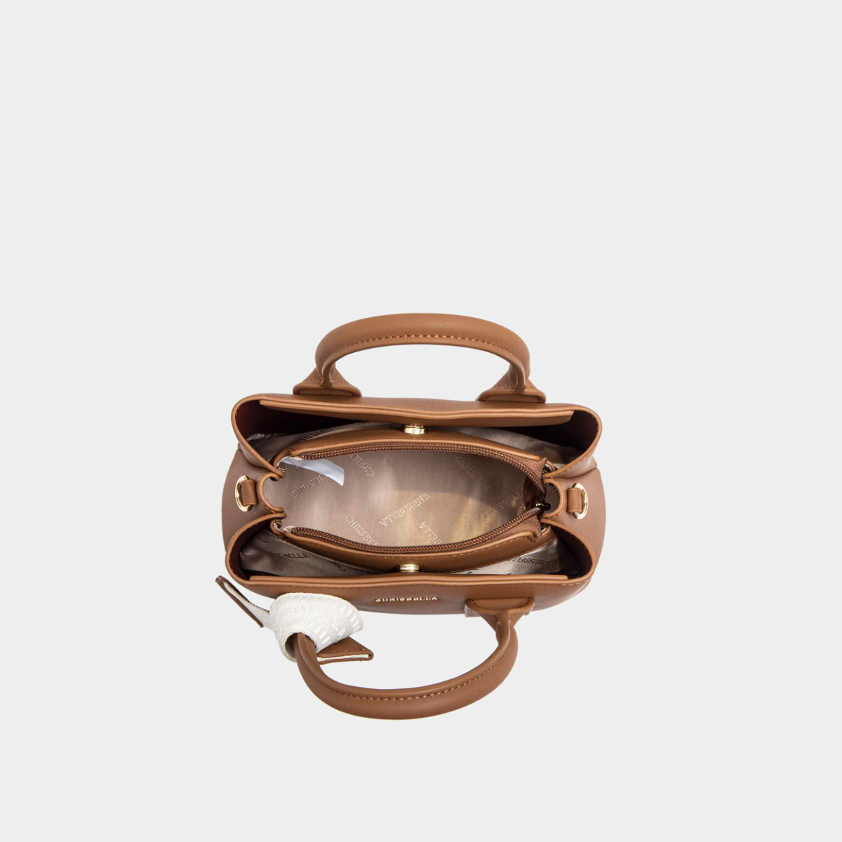 Chrisbella Sienna Tote-Cream