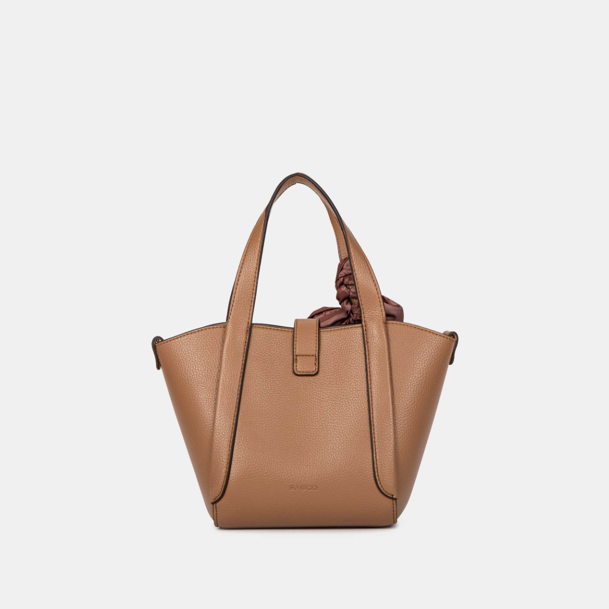 Bagco Noelle Leather Tote-Cream